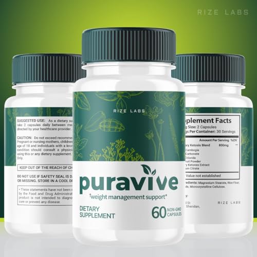 (2 Pack) Puravive Weight Loss Pills, Puravive Capsules Reviews Supplement, Purevive Capsules