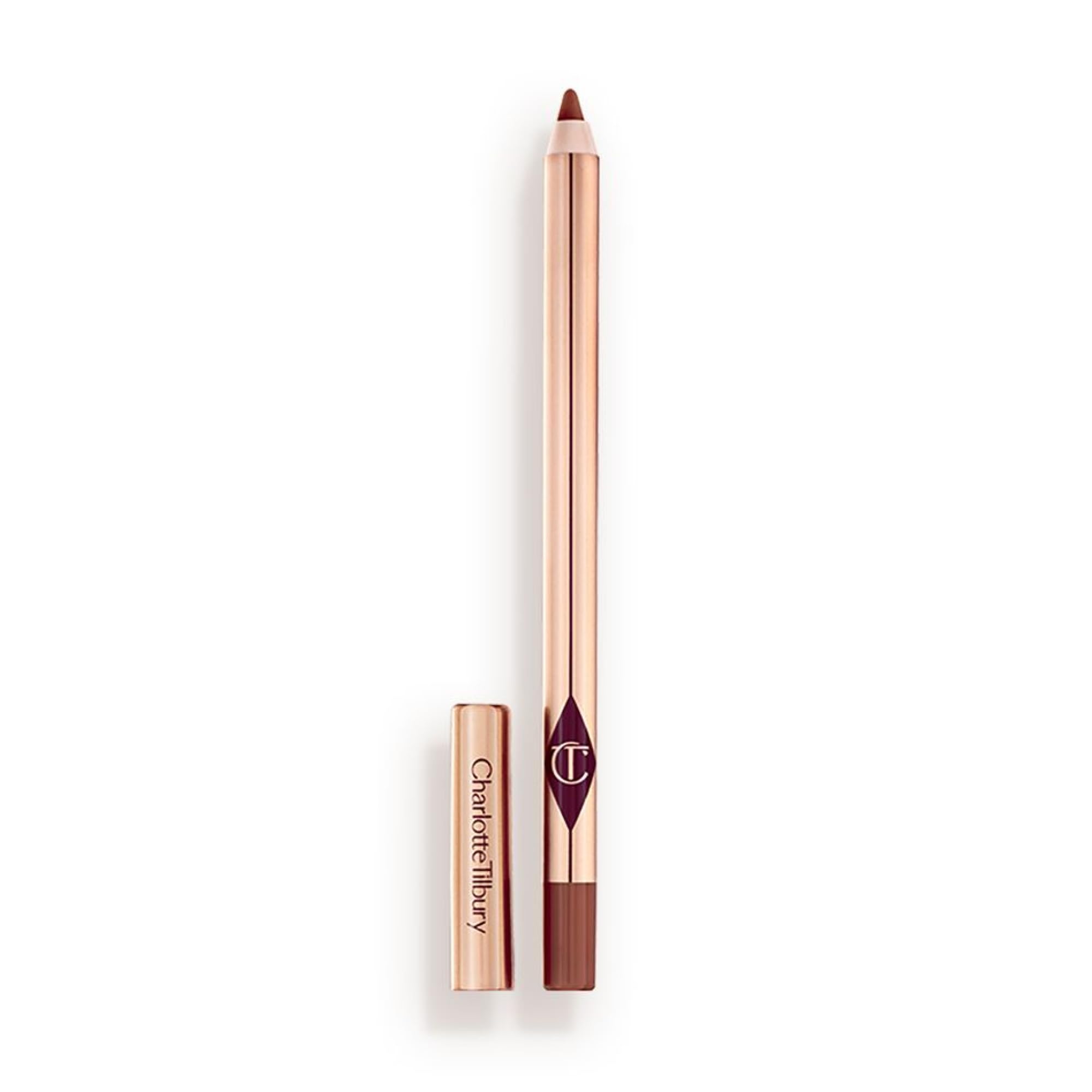 Charlotte Tilbury Lip Cheat Lip Liner Pencil - Gives Lips a Fuller-Looking, Defined Pout - Enriched with Jojoba Oil & Hyaluronic Acid - Waterproof, Smudge-Proof & Transfer-Proof - Foxy Brown Charlotte Tilbury Au supplements