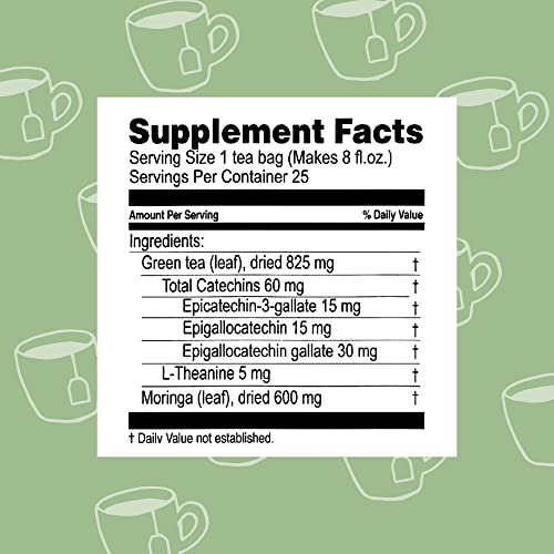 Hyleys Tea Moringa Oleifera with Mango Flavor - 25 Tea Bags (Miracle Tree Tea) HYLEYS Au supplements