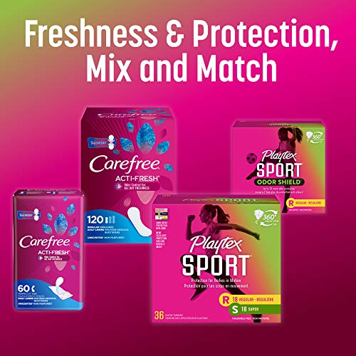Playtex Sport Tampons, Multipack (24ct Regular/24ct Super Absorbency) PLAYTEX Au supplements