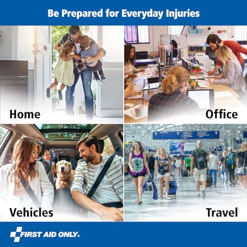 First Aid Only 442 All-Purpose Emergency First Aid Kit for Home, Work, and Travel First Aid Only Au supplements