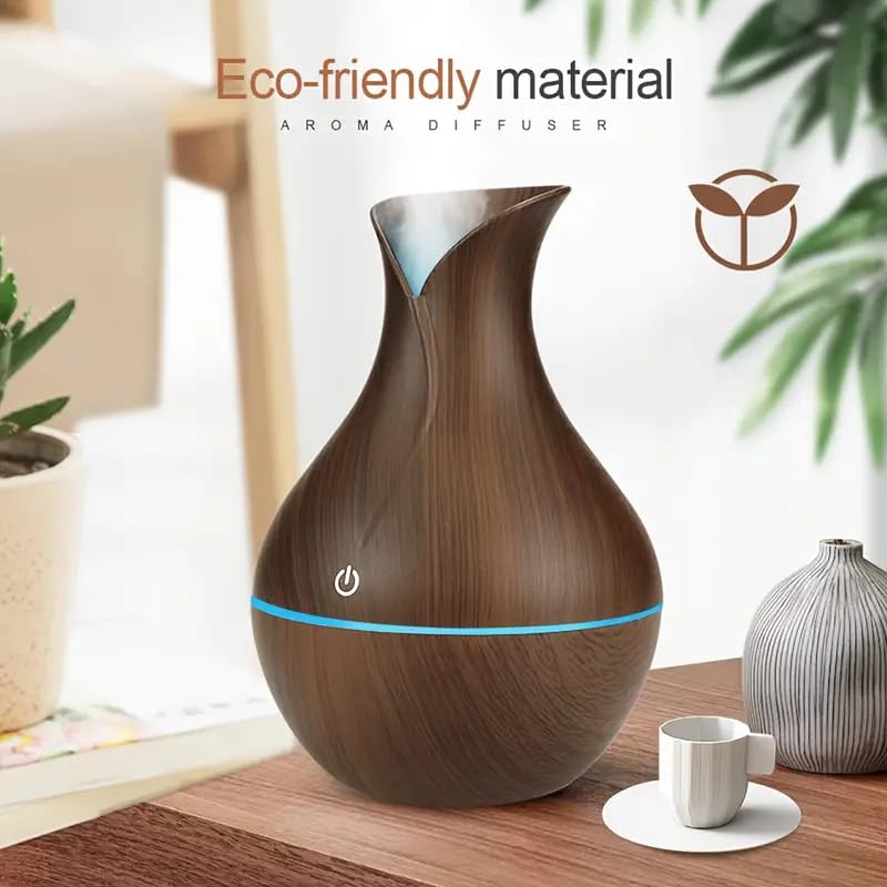 ZZ LIFE Mini Aromatherapy Humidifier Relaxing Cool Mist with Color Changing LEDs Night Light