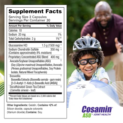 Cosamin ASU Joint Health Supplement – Advanced, Faster-Acting Formula, 90 Capsules Nutramax Laboratories Au supplements