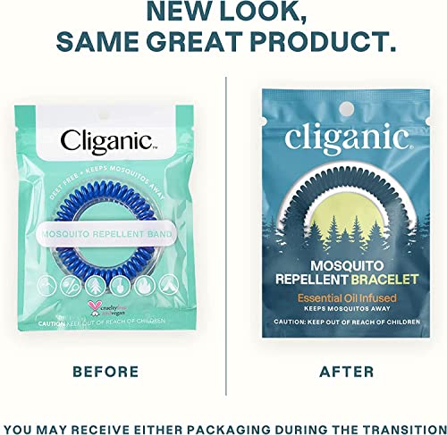 Cliganic 50 Pack Mosquito Repellent Bracelets, DEET-Free Bands, Individu Cliganic Au supplements