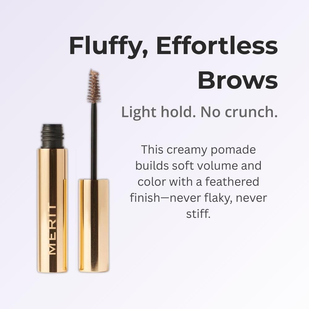 Merit Brow 1980 Volumizing Tinted Eyebrow Gel-Pomade - Taupe - Taupe with Cool Undertones Merit Au supplements