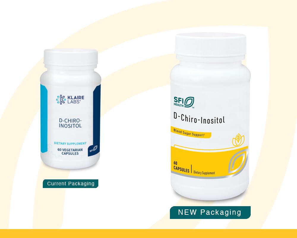 SFI Health Klaire Labs D-Chiro-Inositol - 150 Milligrams Hypoallergenic Supplement (60 Capsules) SFI Health Au supplements