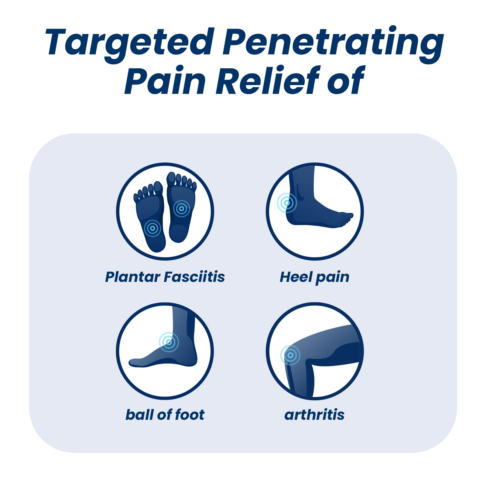 Sumifun Foot Pain Relief Lidocaine Roll-On - Maximum Strength OTC for Plantar Fasciitis & Heel Pain - Fast-Drying, Non-Greasy Formula, 2.5 Fl Oz * 2 Sumifun Au supplements
