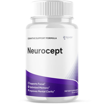 Neurocept Capsules, Official Neurocept Brain Supplement Pills with All Natural Ingredients, Advanced Formula Support Pills with Maximum Strength Premium Vitamins for Women and Men (60 Capsules) Syvor Au supplements