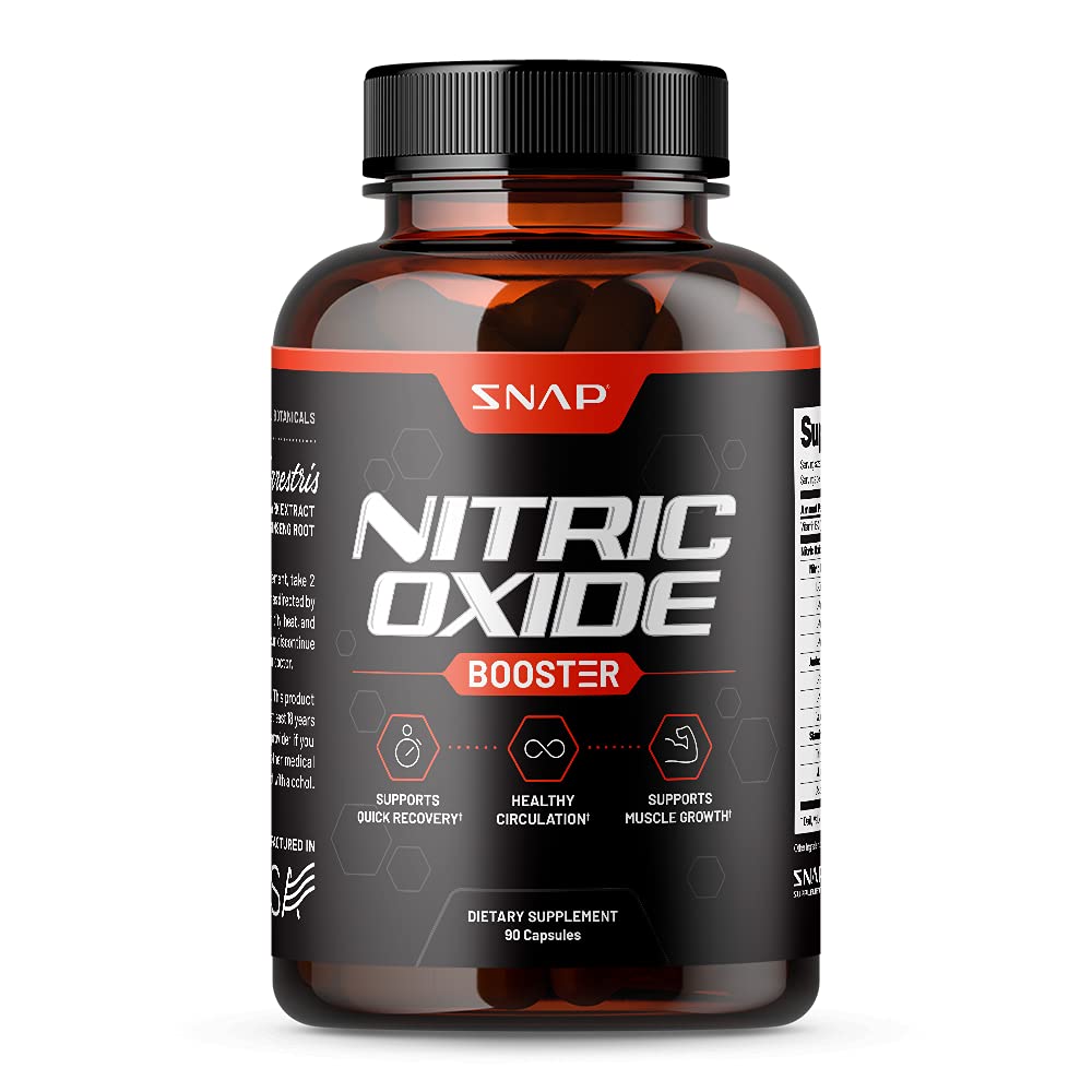 Snap Supplements Nitric Oxide Booster, Nitric Oxide Supplement for Blood Circulation Snap Supplements Au supplements