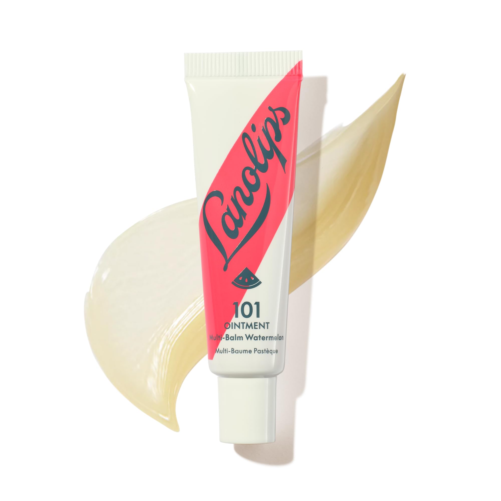 Lanolin 101 Multipurpose Ointment - Lanolin Lip Balm & Healing Ointment for Skin Barrier Repair - Moisturizer for Dry Lips, Cuticles & Elbows - No Petroleum Formula - Watermelon (0.35 oz) Lanolips Au supplements