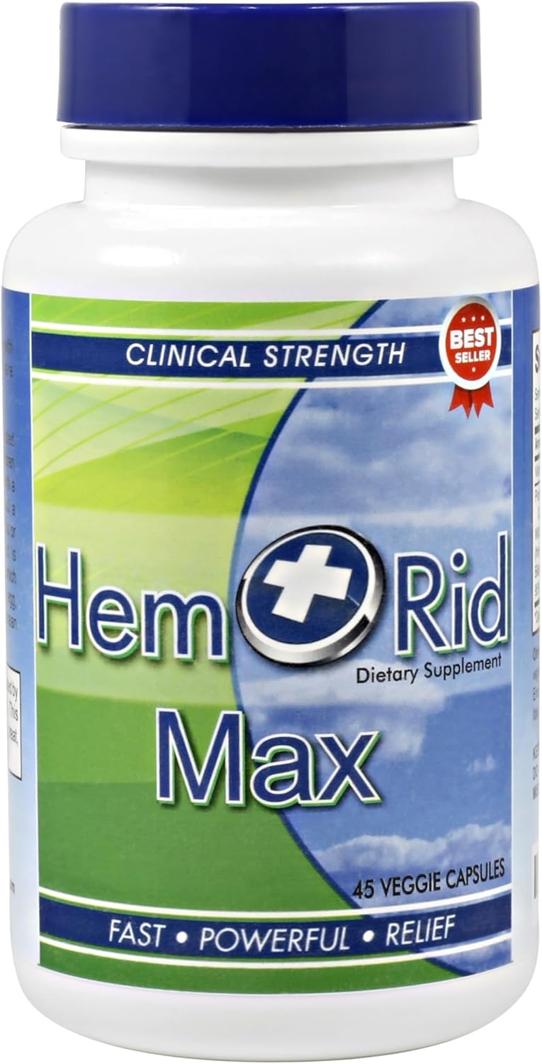 HemRid Max and Maximum Strength Lidocaine Cream - Hemorrhoid Relief Bundle for Fast Internal & External Support - Hemorrhoid Pills & Hemorrhoidal Lidocaine Cream for Rapid Comfort & Soothing Care HemRid Au supplements