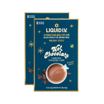 Liquid I.V.® Hydration Multiplier Hot Chocolate | Limited Edition Electrolyte Powder Drink | 2 Pack (12 Servings) Liquid I.V. Au supplements