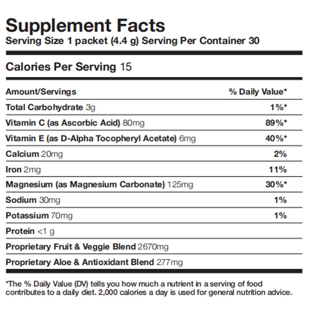 Forever Living - Forever Supergreens - Blend for Your Active Lifestyle - Supercharge Your Day w/Over 20 Powerful Greens and Superfoods. - 30 Packets Forever Living Products Au supplements
