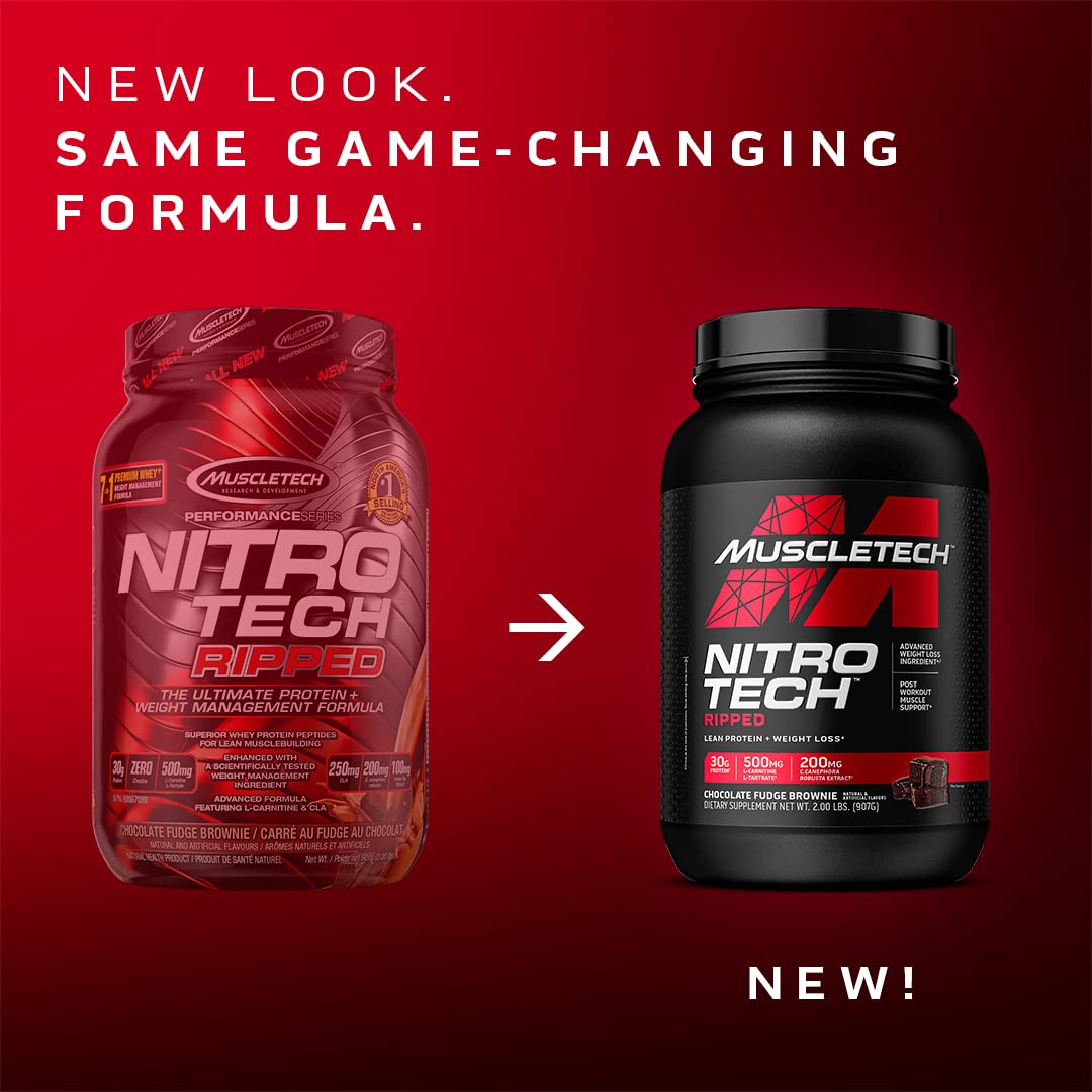 MuscleTech Nitro-Tech Ripped | Lean Whey Protein Powder/Isolate & Platinum Multivitamin MuscleTech Au supplements