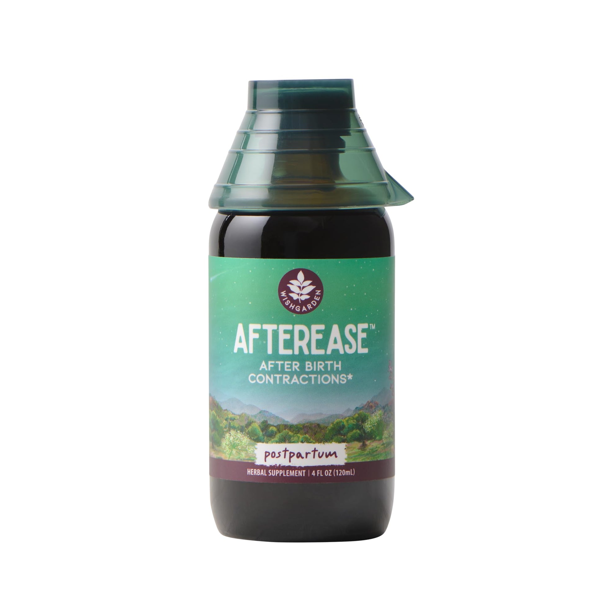 WishGarden Herbs AfterEase Drops for Postpartum Cramps & After-Birth Contractions – Liquid Herbal Supplement – Women's Postpartum Essential – 4 oz WishGarden Au supplements