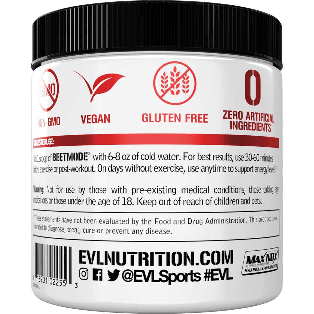 Evlution Nutrition Beet Root Powder Nitric Oxide Booster for Enhanced Energy and Pumps Evlution Au supplements