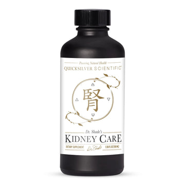Quicksilver Scientific Kidney Care - Kidney Cleanse & Lymphatic Drainage Supplements - Astragaloside IV Extract, Zhu Ling, Goldenrod, Ferulic Acid, He Shou Wu & Dandelion Leaf (3.38oz / 100ml) Quicksilver Scientific Au supplements