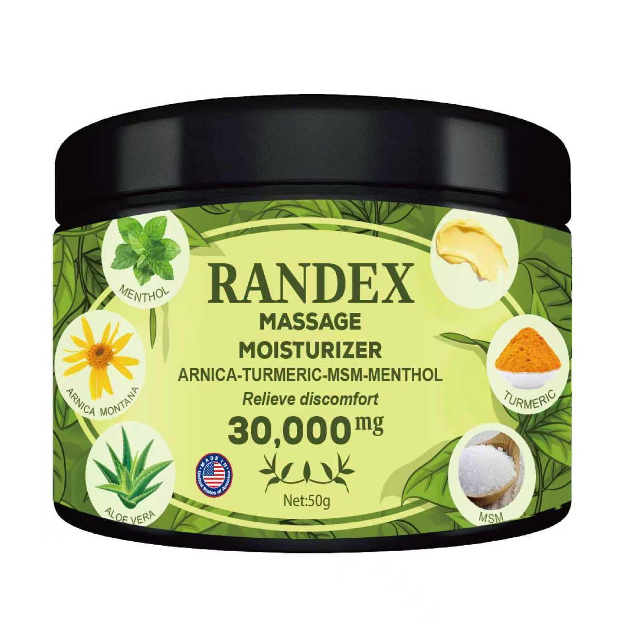 RANDEX 30000MG Organic Massage Moisturizer - Muscles,Joints,Knees, Shoulders,Body, Extra Strength- Natural RANDEX Au supplements