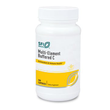 SFI Health Klaire Labs Buffered Vitamin C Capsules with Quercetin Bioflavonoids & L-Glutathione to Support Immune Function & Antioxidant Protection - Hypoallergenic & Gentle on Stomach (250 Capsules) SFI Health Au supplements