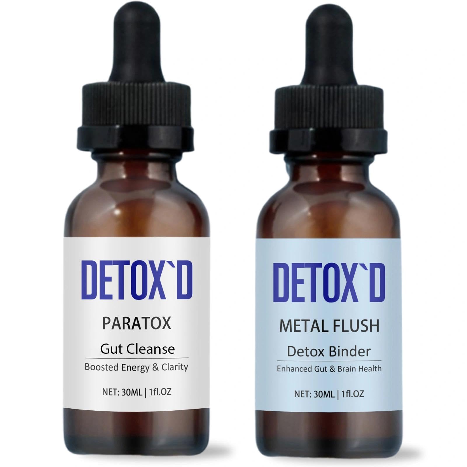 TakTuqa Detox’d Paratox Gut Cleanse & Detox - Herbal Liquid Drops with Black Walnut, Wormwood, Clove & Oregano for Digestive Balance, Energy Boost & Immune Support(1pc) TakTuqa Au supplements