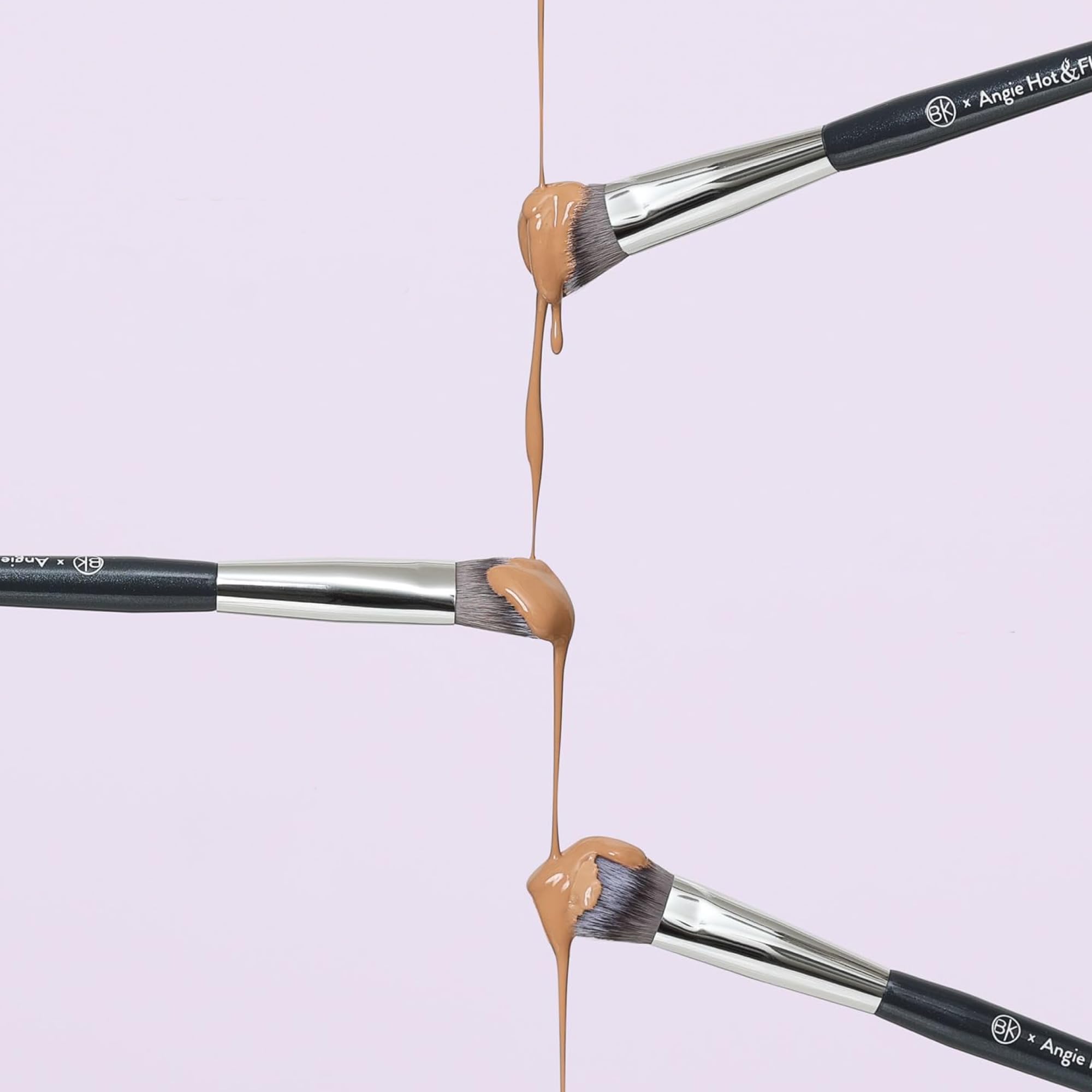 BK BEAUTY BRUSHES - ANGIE HOT & FLASHY A506 CONCEALER - Viral "Kitten Paw" Face Brush - Under-Eye Concealing and Contouring - Makeup Brushes BK BEAUTY Au supplements