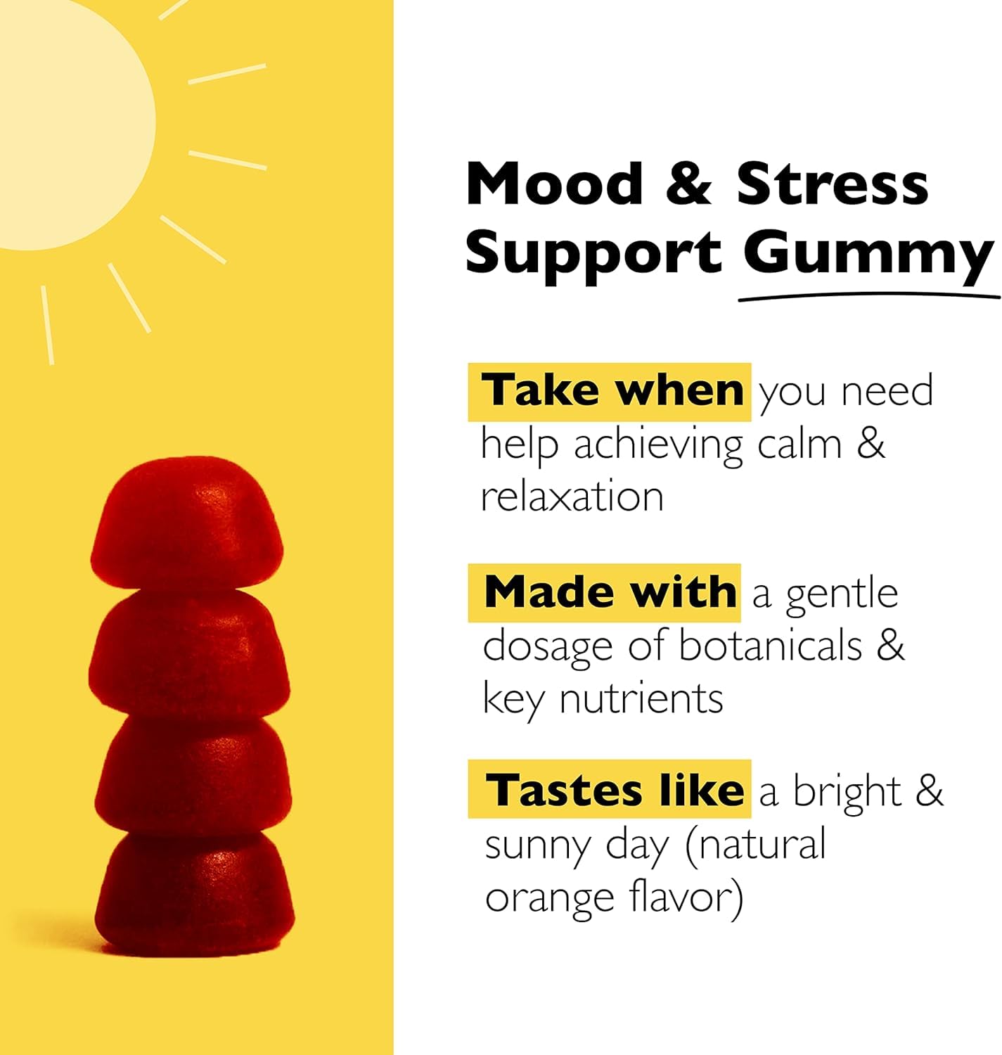 RESCUE Bach Plus Mood & Stress Support Gummies, Daytime Dietary Supplement with Passionflower, GABA, Saffron & Vitamin D, Natural Orange Flavor, Vegan & Gluten-Free, 3 Pack, 180 Count Total RESCUE Au supplements