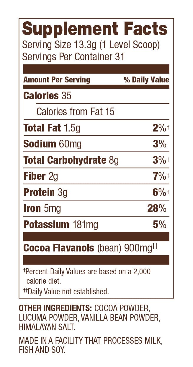 FlavaMix Performance Cocoa Powder | 900mg of Cocoa Flavanols | Promotes Heart & Brain FlavaNaturals Au supplements
