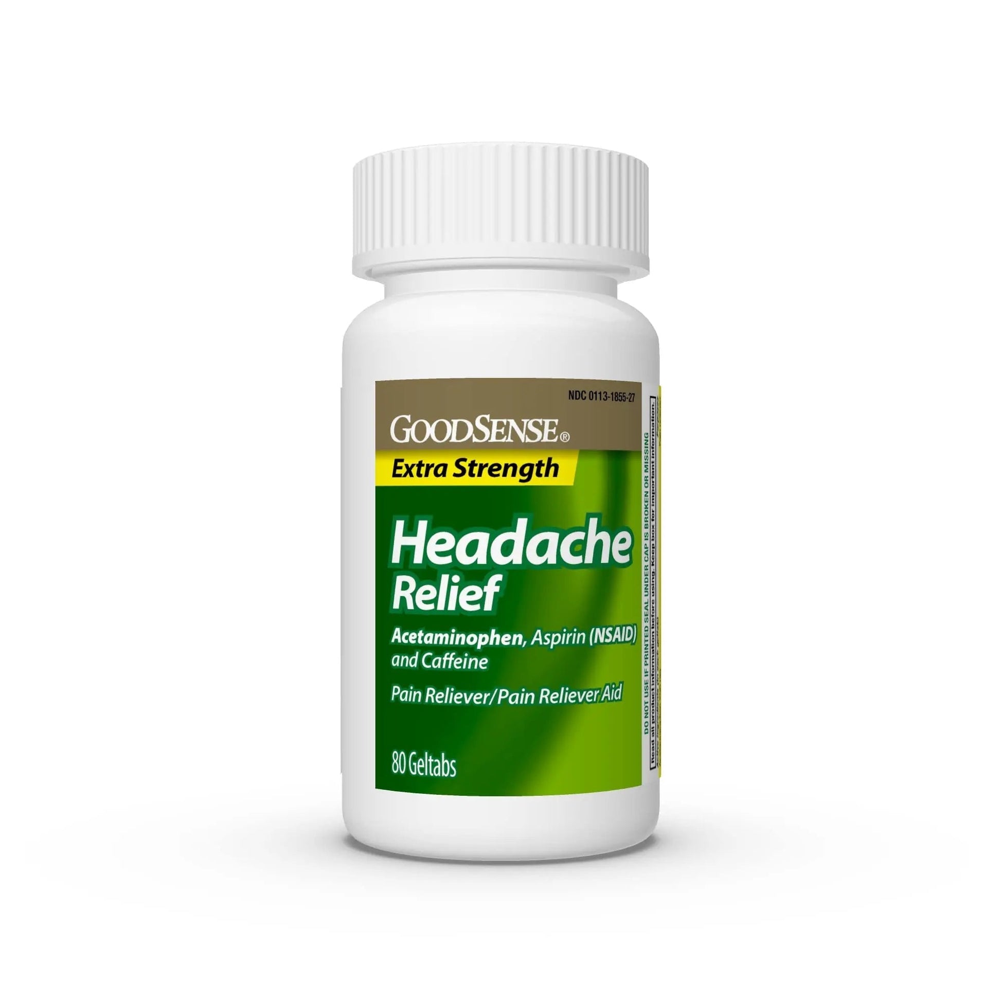 GoodSense Extra Strength Headache Relief Geltabs, Acetaminophen, Aspirin (NSAID) and Caffeine, 80 Count GoodSense Au supplements