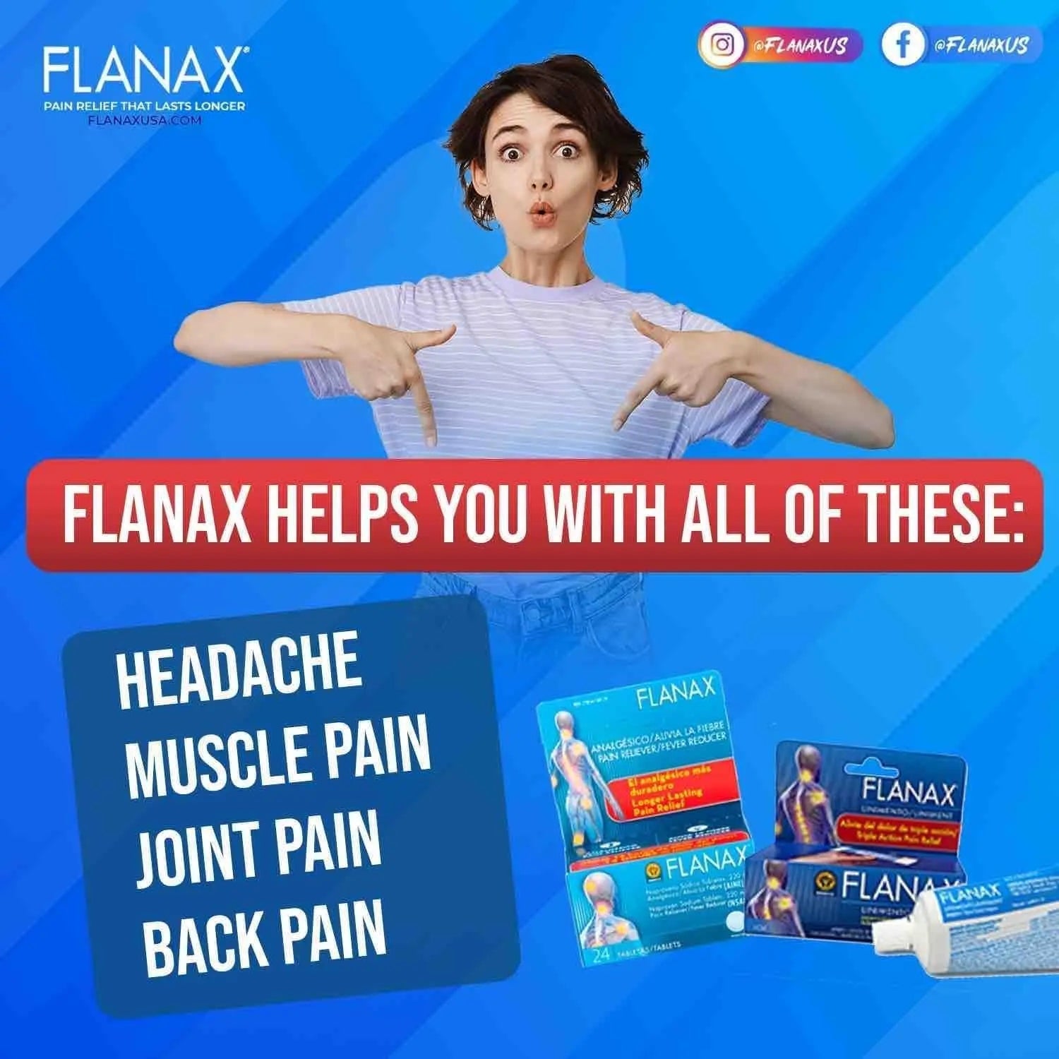 Flanax Dual-Action Pain Relief Kit Flanax Au supplements