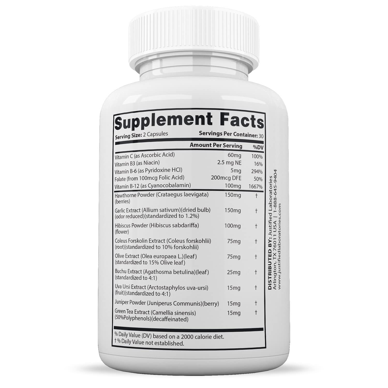 Blood Balance Advanced Formula 620MG Formula Supplement Pills 60 Capsules Justified Laboratories Au supplements