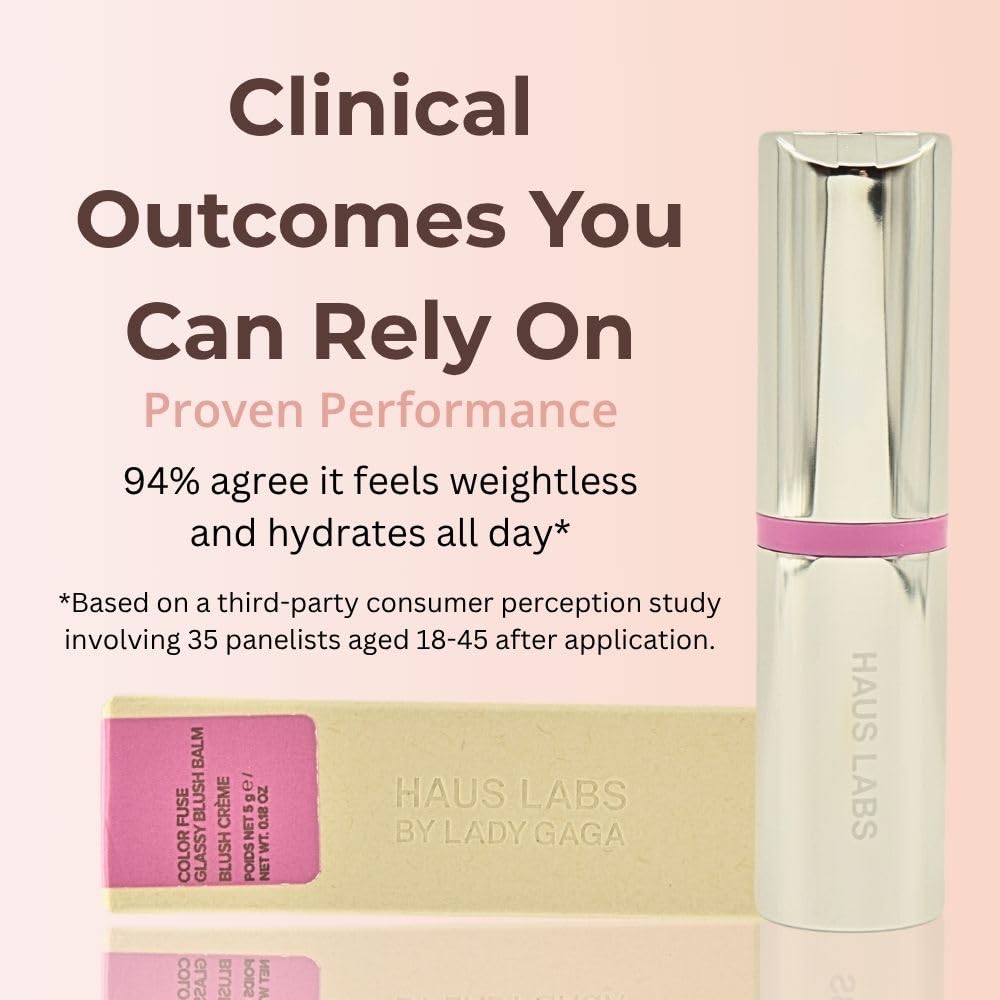 Haus Labs Color Fuse Longwear Hydrating Glassy Lip + Cheek Blush Balm Stick - Glassy Lilac Haus Laboratories Au supplements