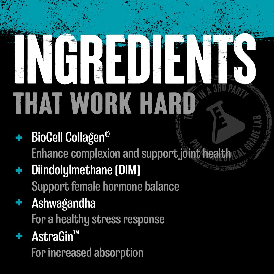 Animal Power Balance – Women's Alpha F Comprehensive Formula – Supports Hormonal Balance, Complexion, Hair, Nails, Mood and Stress, Intestinal Health, & Bone and Joint Health – 30 Packs Animal Au supplements