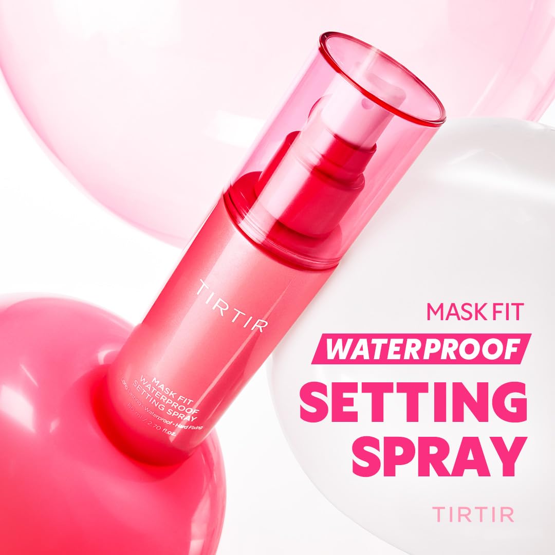 TIRTIR Waterproof Setting Spray – 24 Hour Long Lasting Fix, Sweatproof Water Resistant Makeup Finisher – Ethanol Free, Semi Matte Finish for Oily Skin – Korean Makeup Fixer TIRTIR Au supplements