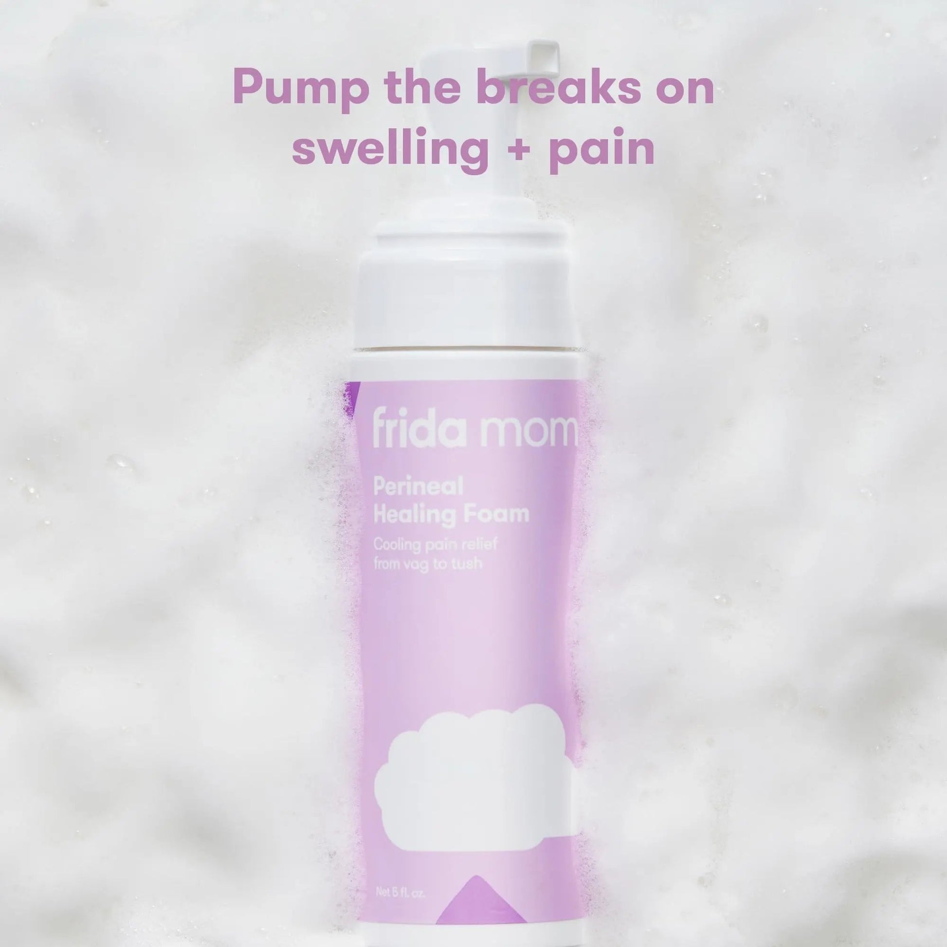 Frida Mom Witch Hazel Perineal Healing Foam for Postpartum Care, Cooling Pain Relief and Hemorrhoid Treatment, 5 Fl Oz Frida Mom Au supplements