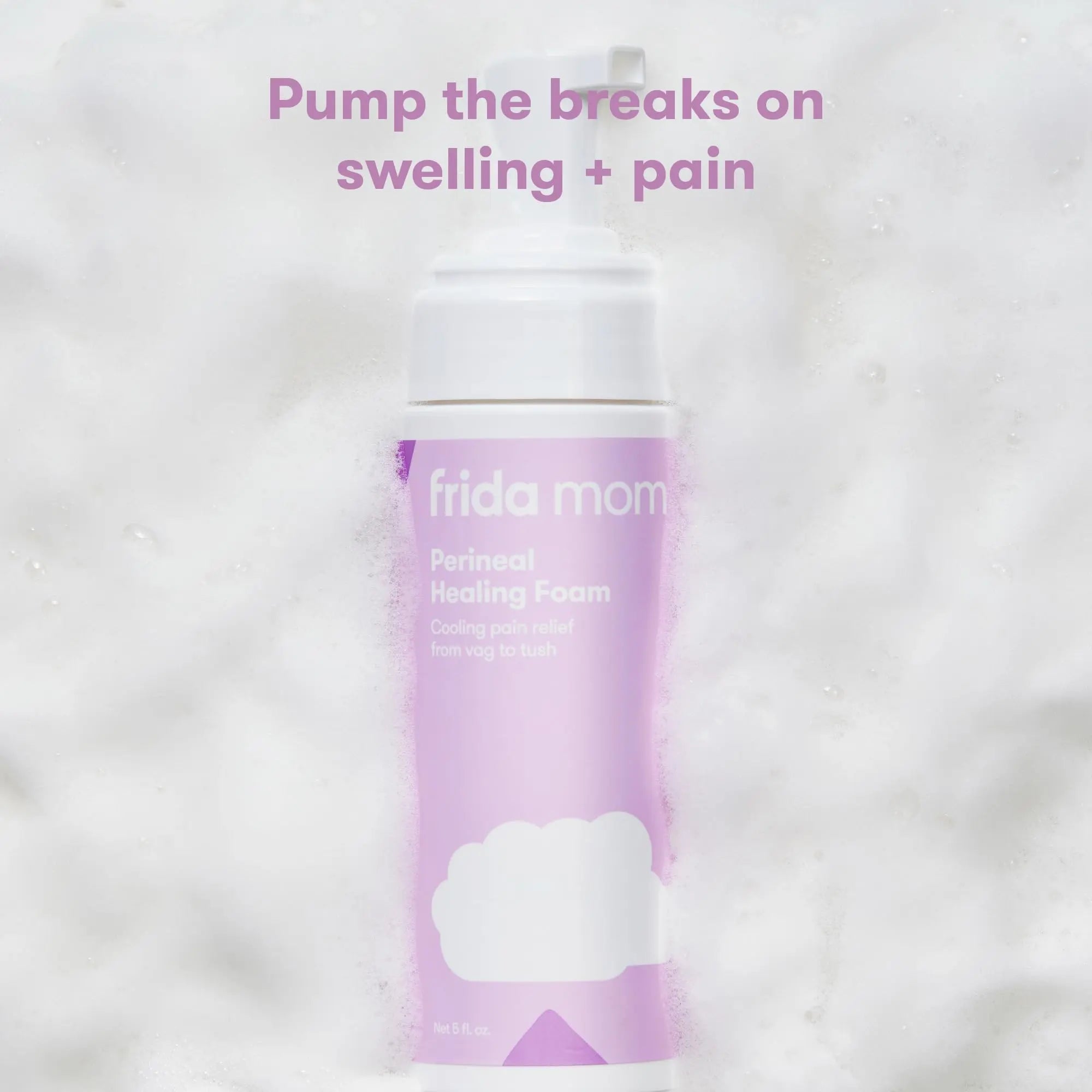 Frida Mom Witch Hazel Perineal Healing Foam for Postpartum Care, Cooling Pain Relief and Hemorrhoid Treatment, 5 Fl Oz Frida Mom Au supplements