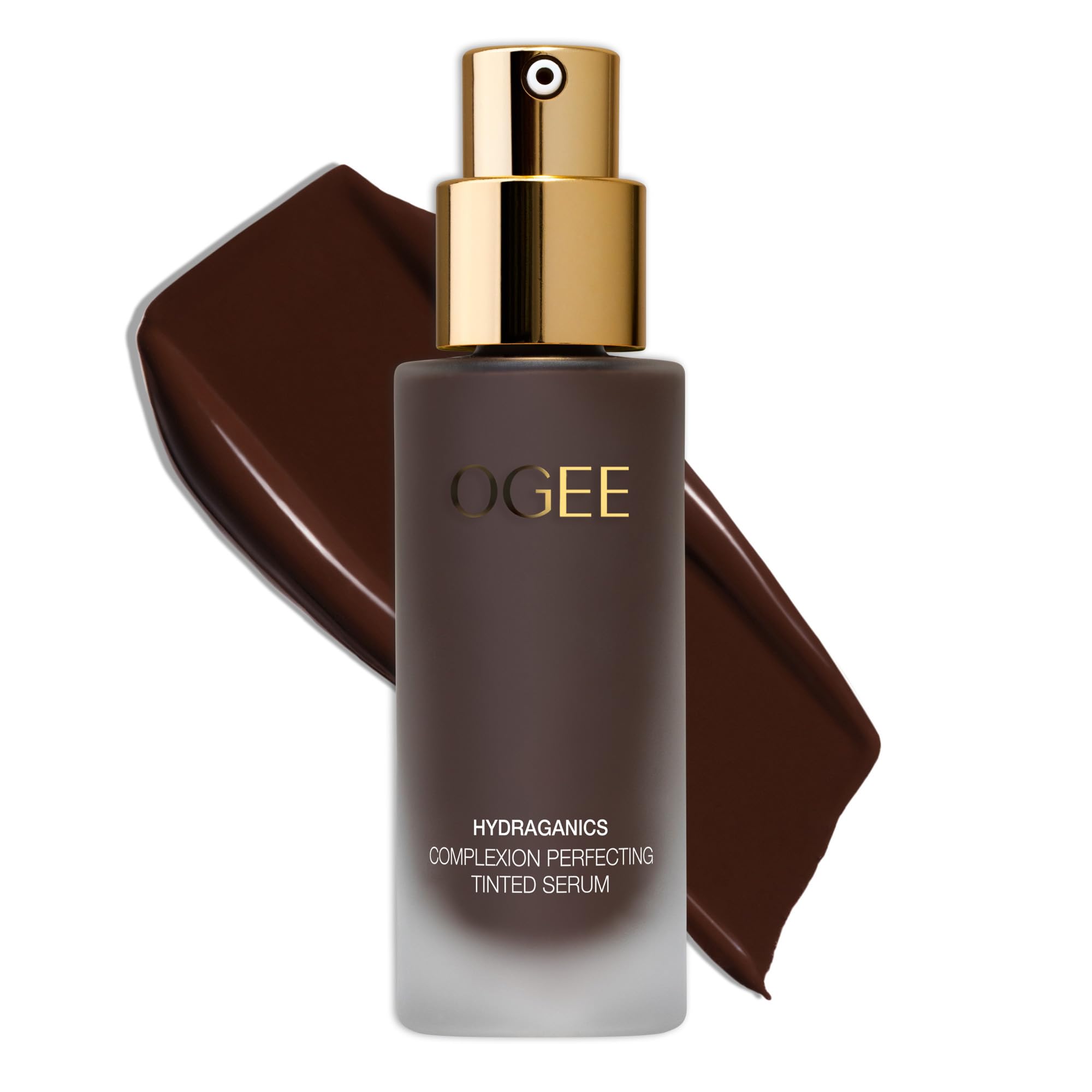 Ogee Complexion Perfecting Liquid Foundation - Lightweight Tinted Moisturizer For Face (Mahogany 14.5N - Deep Cocoa (Rich Undertones) - with Vitamin C & Jojoba Oil - Certified Organic & Made in USA Ogee Au supplements