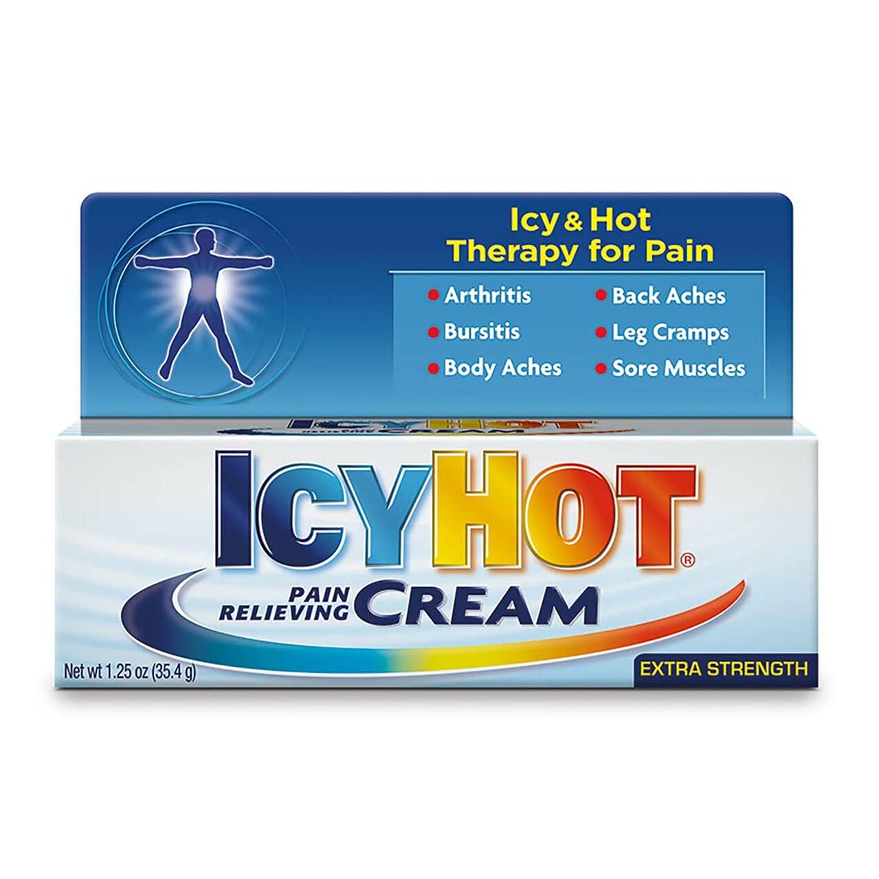 ICY Hot Pain Relieving Cream 1.25 Ounce Extra Strength (37ml) (2 Pack) Icy Hot Au supplements