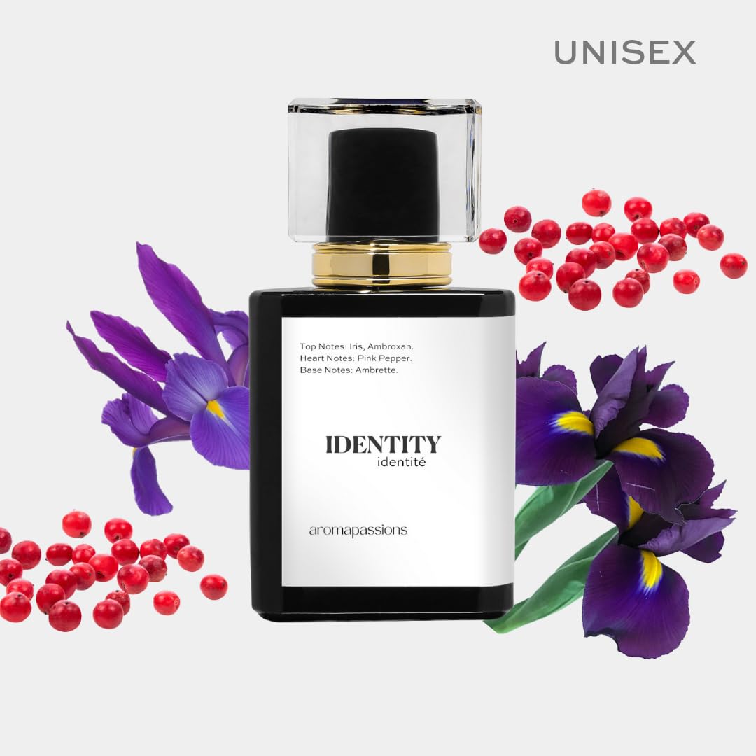 IDENTITY | Inspired by GLSSIER YOU | Pheromone Perfume for Men and Women | Extrait De Parfum | Long Lasting Dupe Clone Essential Oils Fragrance | Perfume De Hombre Mujer | (100 ml / 3.4 Fl oz) aromapassions Au supplements