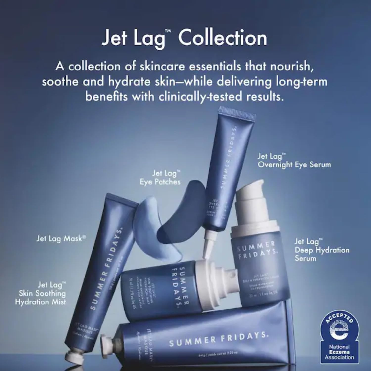 Summer Fridays Jet Lag Under Eye Patches - Hydrating & Depuffing Hydrogel Eye Masks with Caffeine & Peptides to Soothe & Refresh the Undereye Area (6 Pairs) Summer Fridays Au supplements