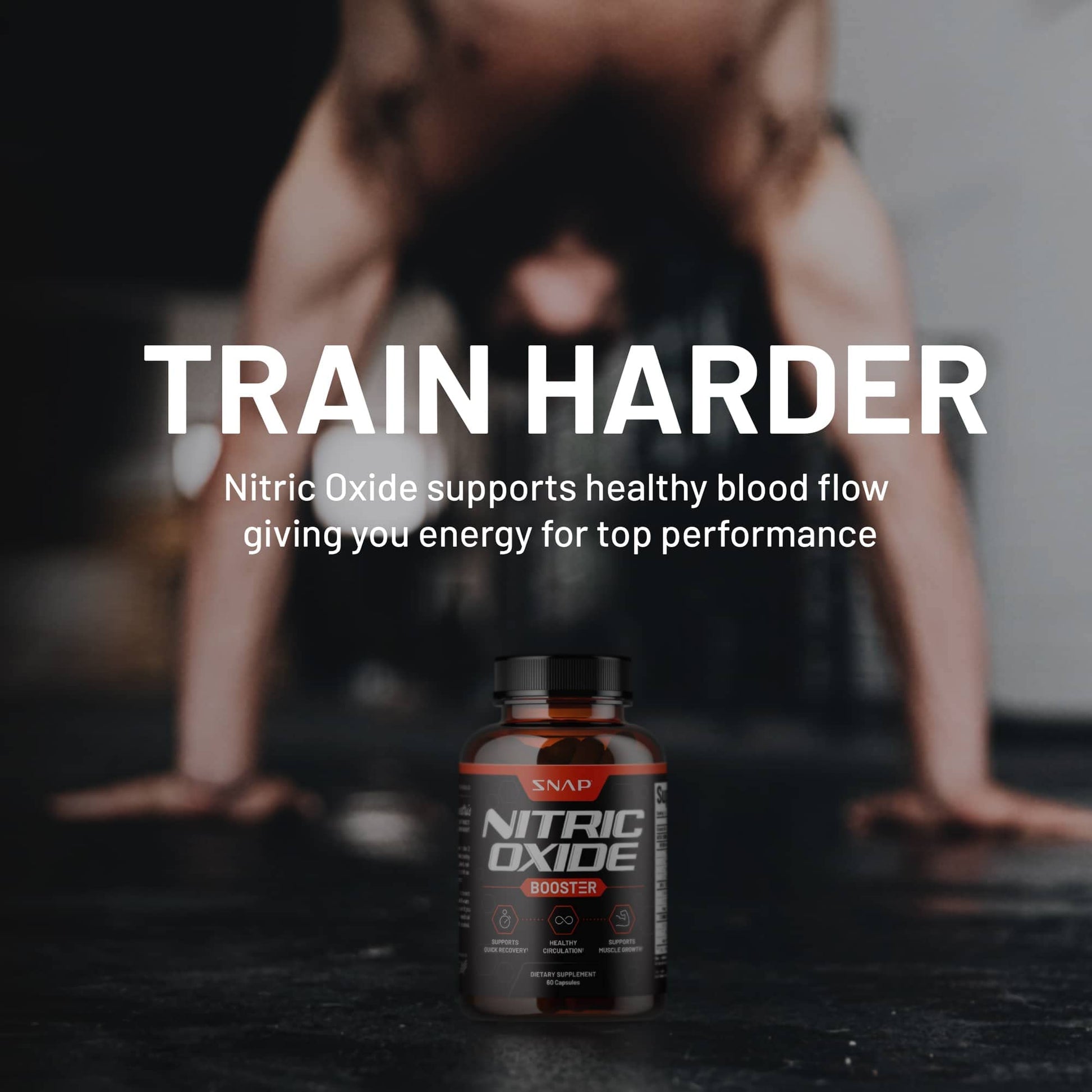 Snap Supplements Nitric Oxide Booster, Nitric Oxide Supplement for Blood Circulation Snap Supplements Au supplements