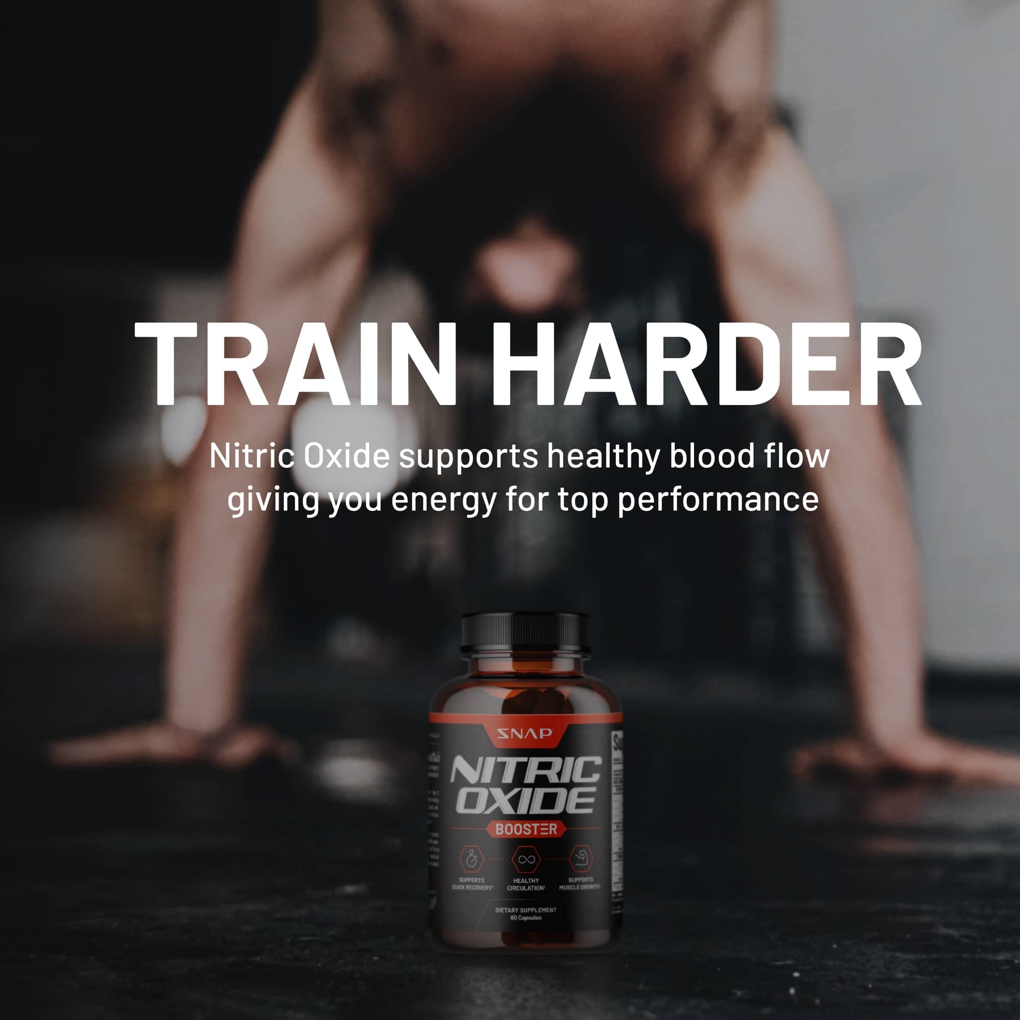 Snap Supplements Nitric Oxide Booster, Nitric Oxide Supplement for Blood Circulation Snap Supplements Au supplements
