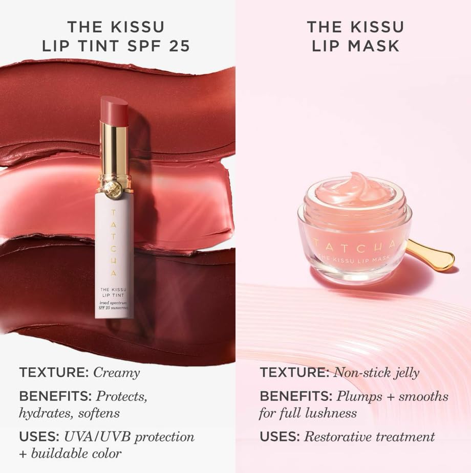 Tatcha Kissu Lip Mask | Overnight Lip Mask, Visibly Plumps and Softens for Lush Lips, 9.0 G | 0.32 oz TATCHA Au supplements