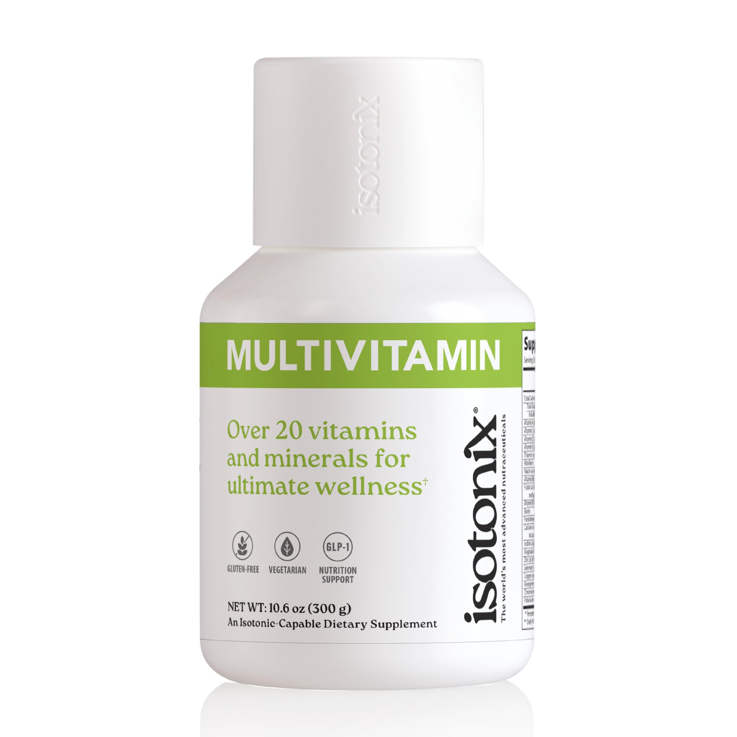Isotonix Multivitamin Powder Without Iron – Methylated B Vitamins, Antioxidant & Mineral Support – Fast-Mix Isotonic Delivery – Vegetarian, Gluten-Free, Non-GMO – Natural Fruit Flavor – 90 Servings Isotonix Au supplements