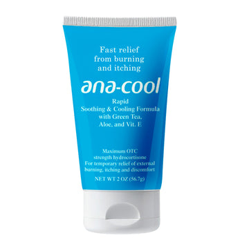 Ana-Cool Herbal Hemorrhoid Relief Cream - Fast Soothing for Bug Bites, Rashes, Irritations & More - 1% Hydrocortisone with Witch Hazel, Aloe & Vitamin E - Physician-Developed, 2 oz Tube Ana-Cool Au supplements