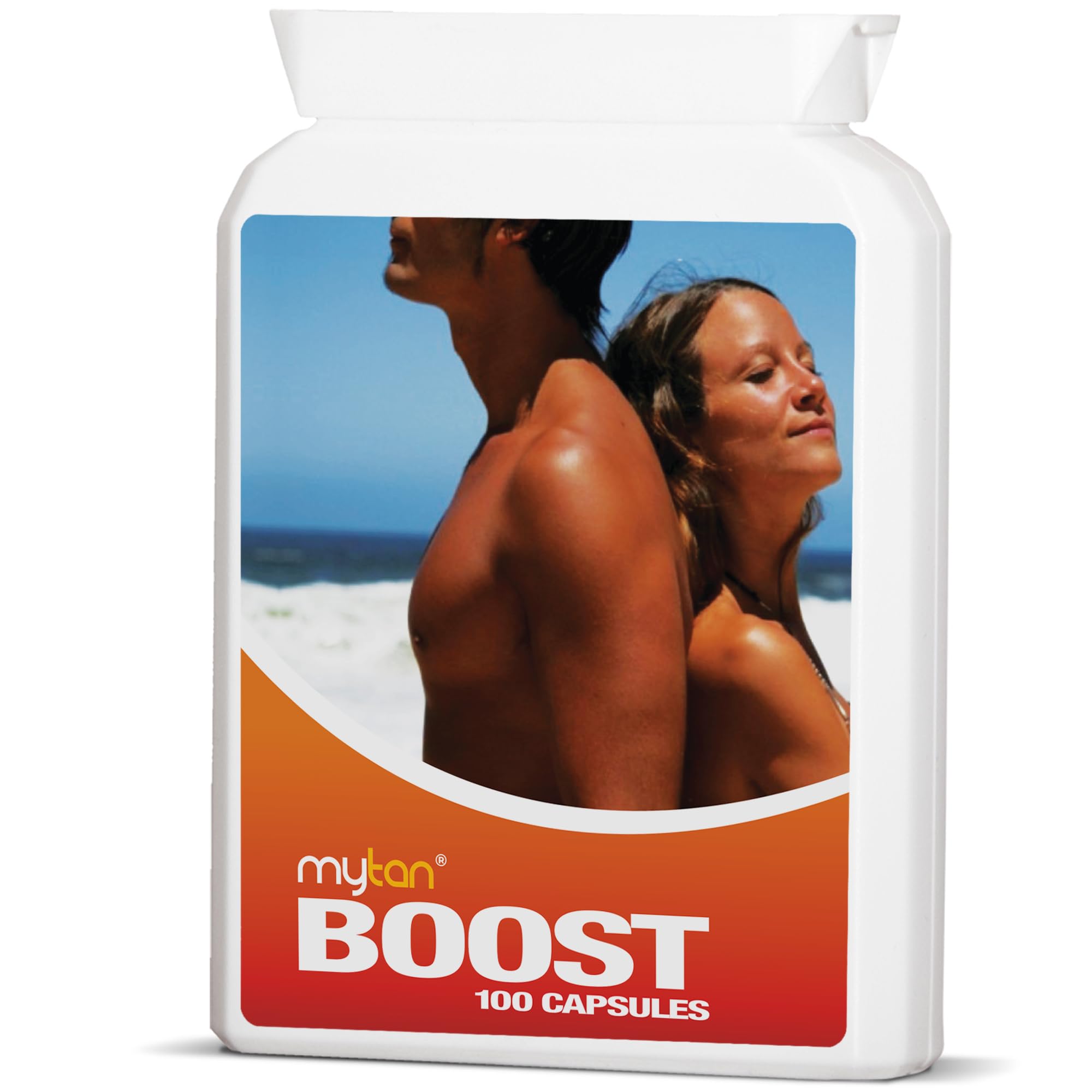 MyTan Boost Tan Pills | 100 Capsules | Sun Tan Accelerator | Natural Tanning Supplement | Tyrosine, Copper Multivitamin | 25-Day Extended Holiday Supply MyTan Au supplements