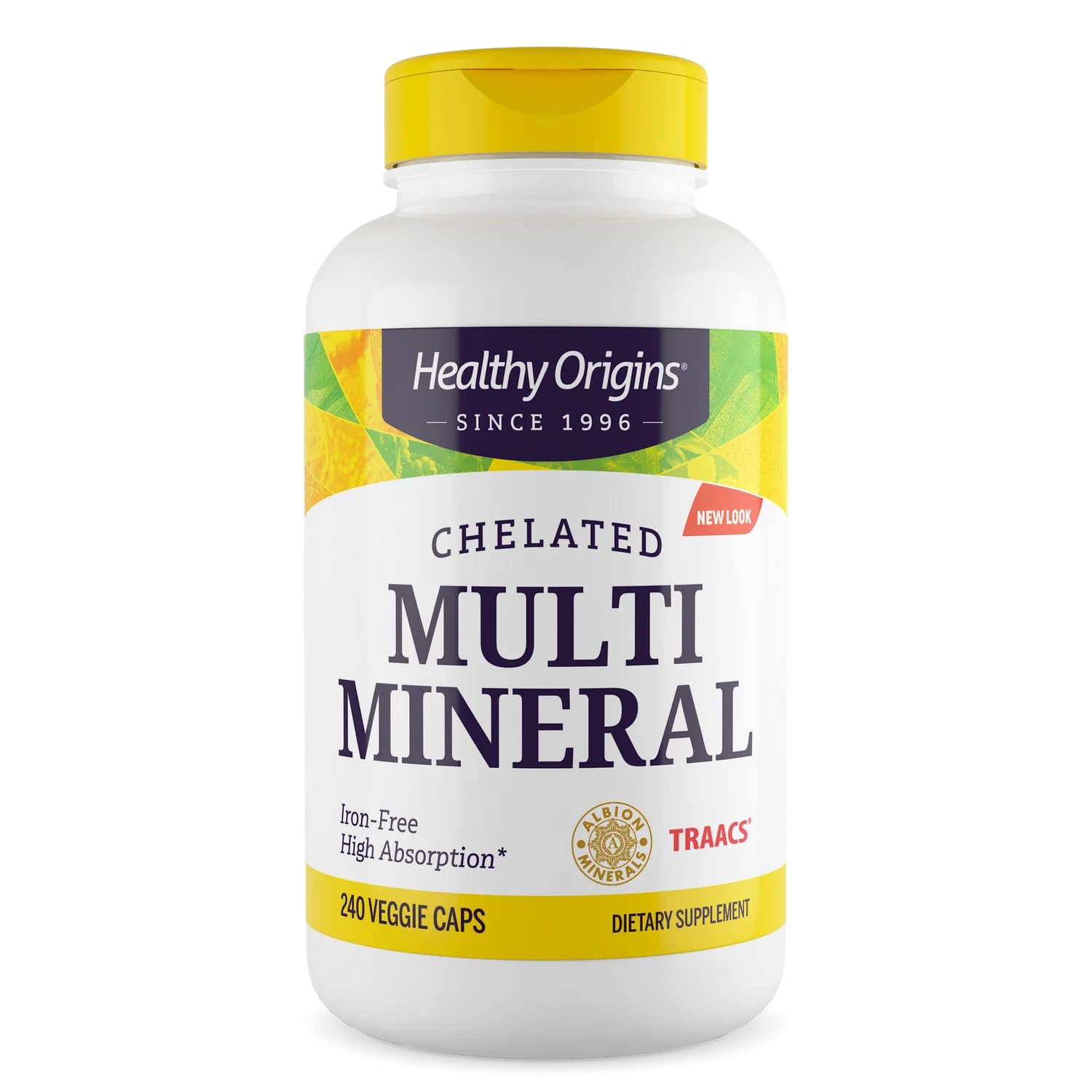 Healthy Origins Chelated Multi Mineral (Albion Minerals, Bioavailable, Non-GMO, Gluten Free), 240 Veggie Caps Healthy Origins Au supplements