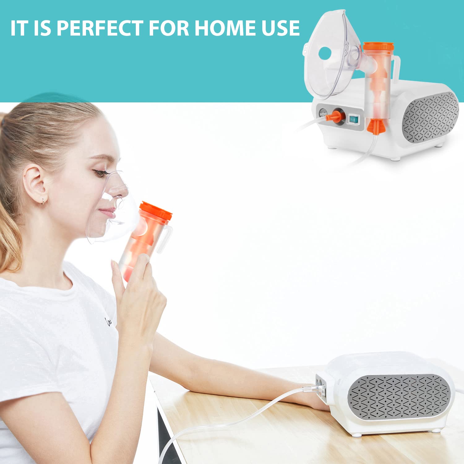 MAYLUCK Portable Compressor Nebulizer, Nebulizer Machine with 1 Set Mayluck Au supplements