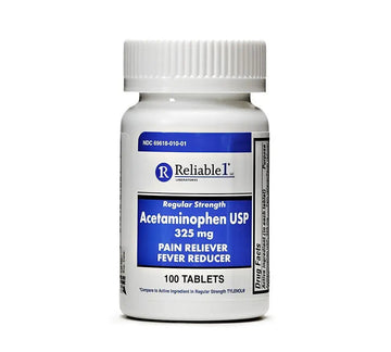 Reliable 1 Regular Strength Acetaminophen USP Tablets 325 mg, 100 Count Reliable-1 Laboratories Au supplements
