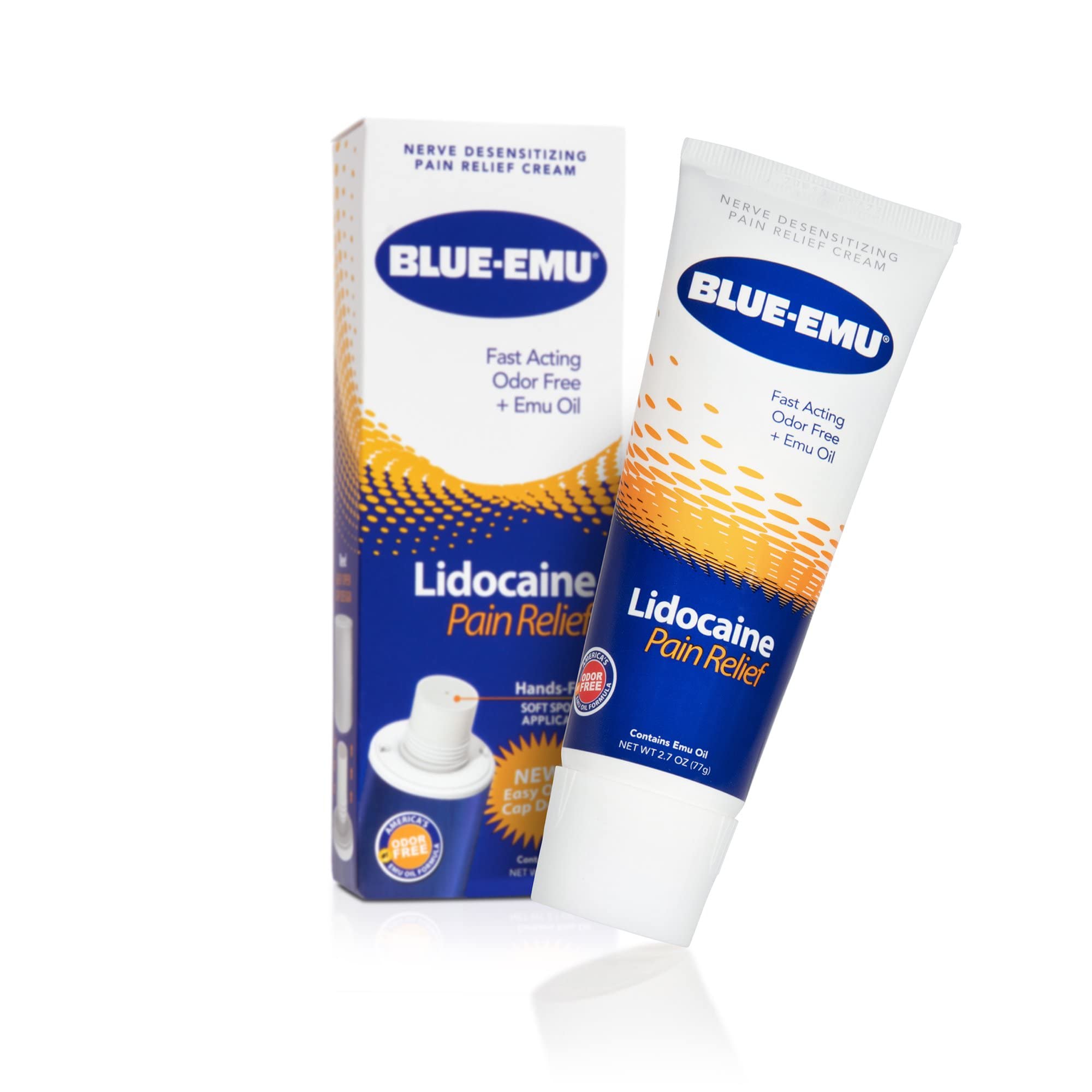Blue Emu Blue-emu lidocaine Pain Relief Cream Non-Child Resistance Cap, Odor Free, 2.7 Ounce BLUE-EMU Au supplements