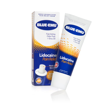 Blue Emu Blue-emu lidocaine Pain Relief Cream Non-Child Resistance Cap, Odor Free, 2.7 Ounce BLUE-EMU Au supplements